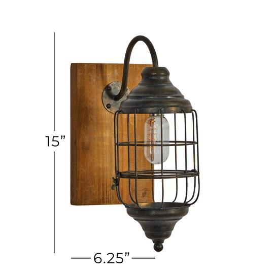 Black Iron Industrial Candlestick Holders, 15" x 6" x 11"